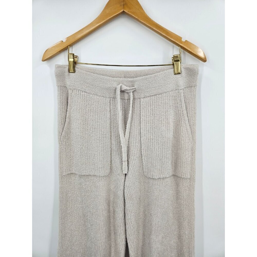 New Barefoot Dreams Cozy Chic Lite Pinched Seam Split Pant Womens S Silver - Picture 3 of 8